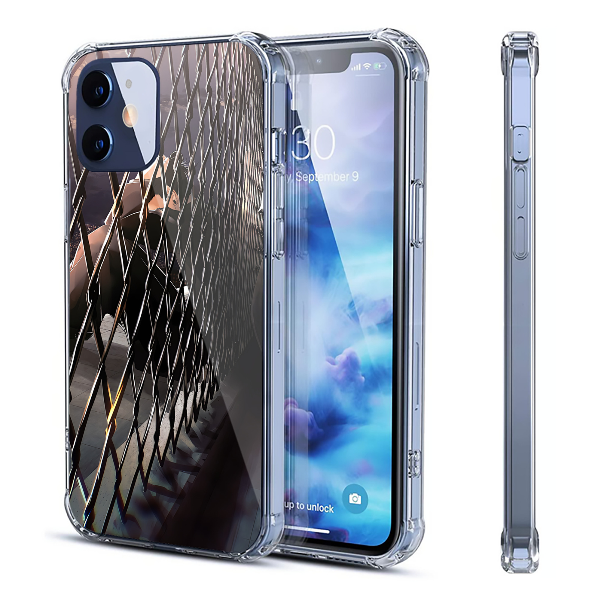 （画像用） SPY×FAMILY间谍家家酒 【iPhone 12シリーズ対応】透明スマホケース（クリアソフトケース）